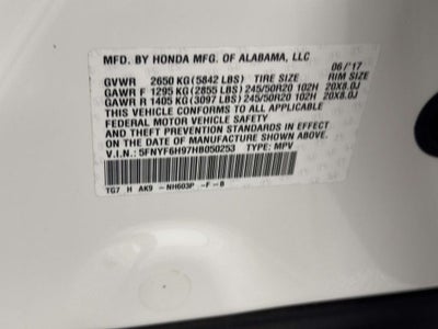 2017 Honda Pilot Touring