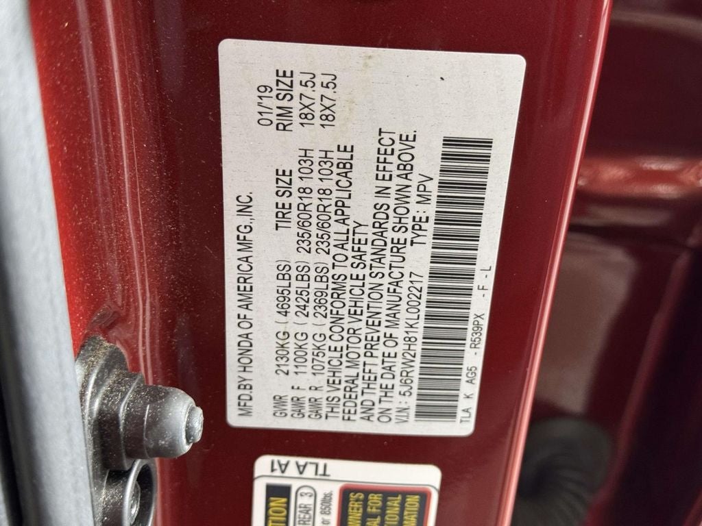 2019 Honda CR-V EX-L