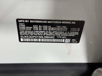 2022 BMW X3 xDrive30i