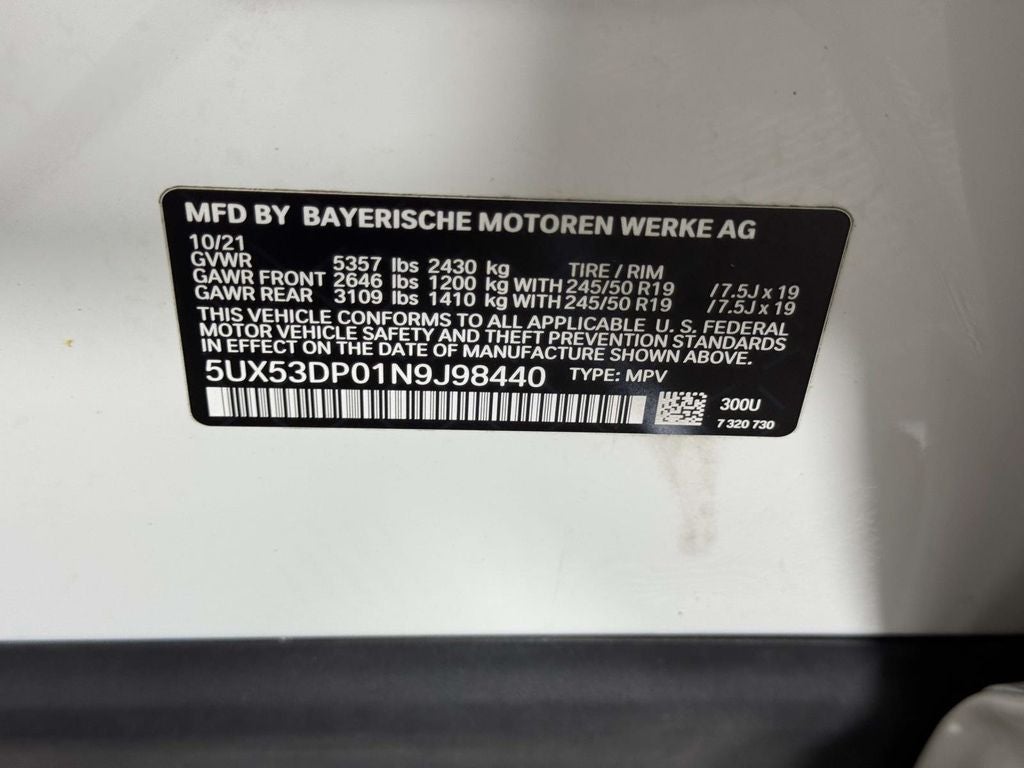 2022 BMW X3 xDrive30i