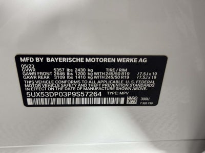 2023 BMW X3 xDrive30i