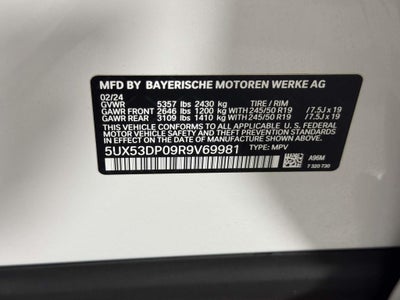 2024 BMW X3 xDrive30i