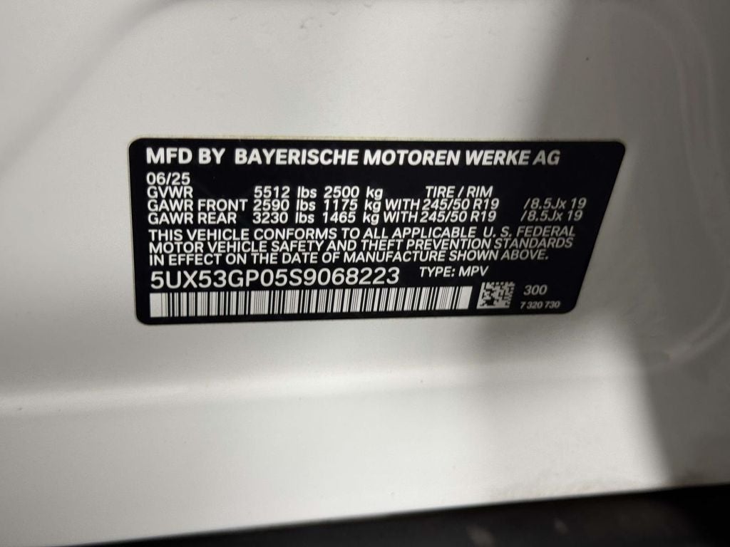 2025 BMW X3 30 xDrive