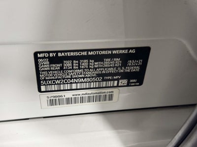 2022 BMW X7 xDrive40i