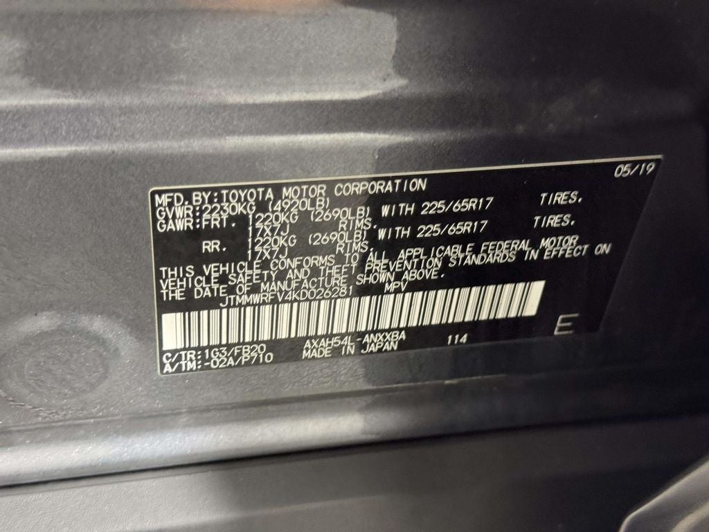 2019 Toyota RAV4 Hybrid LE