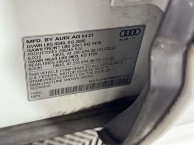 2021 Audi Q7 55 Premium Plus quattro