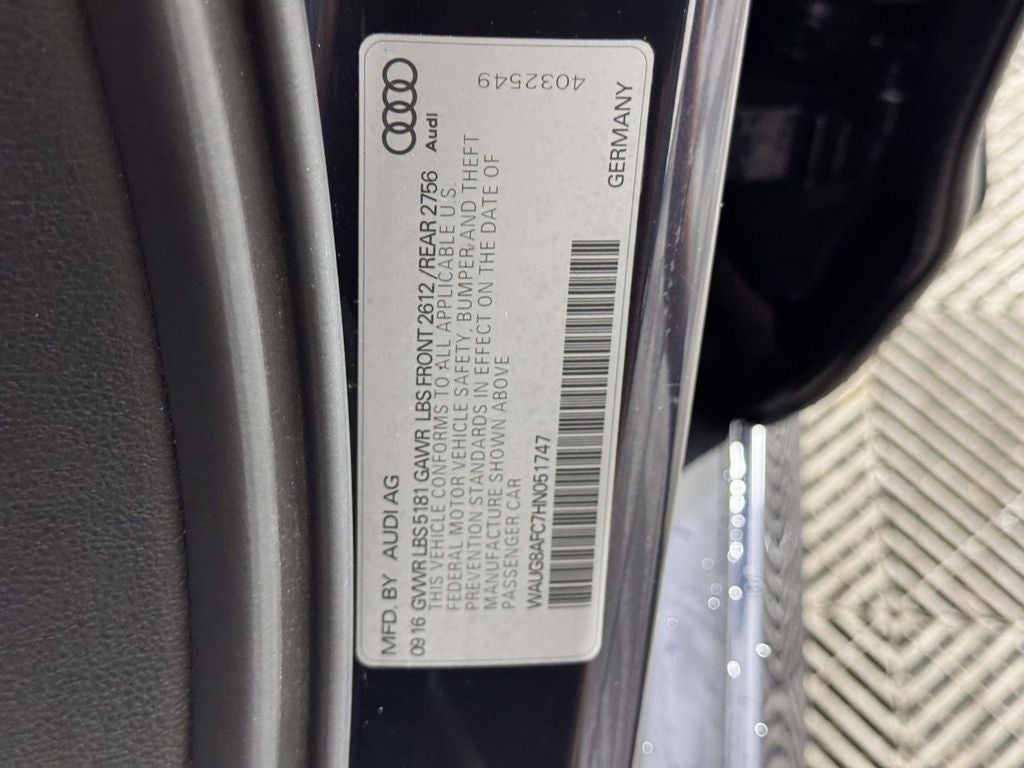 2017 Audi A6 2.0T Premium Plus quattro
