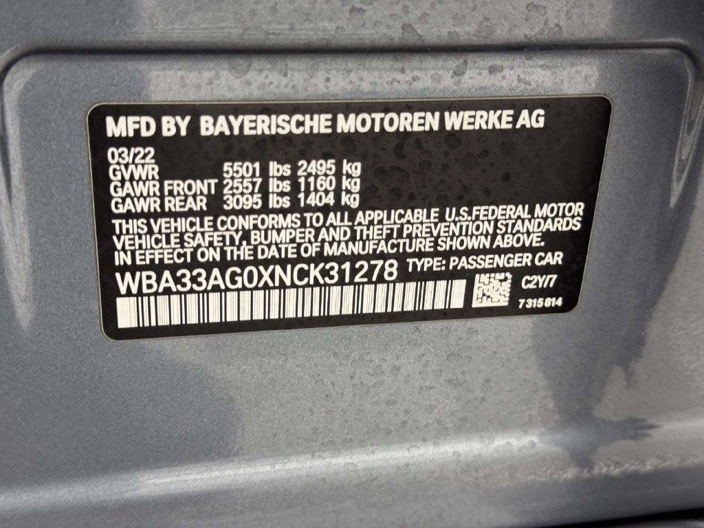 2022 BMW 5 Series 530e iPerformance