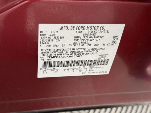 2019 Ford Edge Titanium