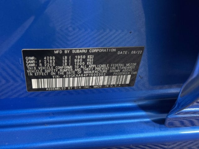 2023 Subaru Impreza Base