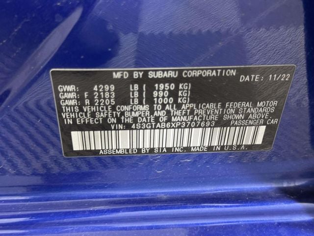 2023 Subaru Impreza Base