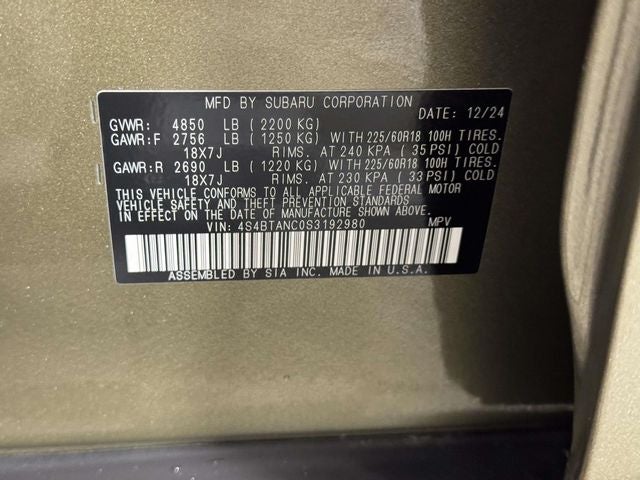 2025 Subaru Outback Limited