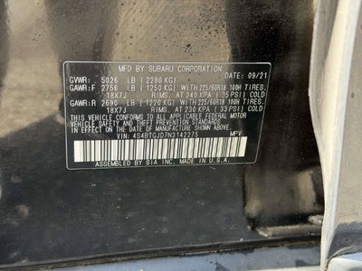 2022 Subaru Outback Onyx Edition XT