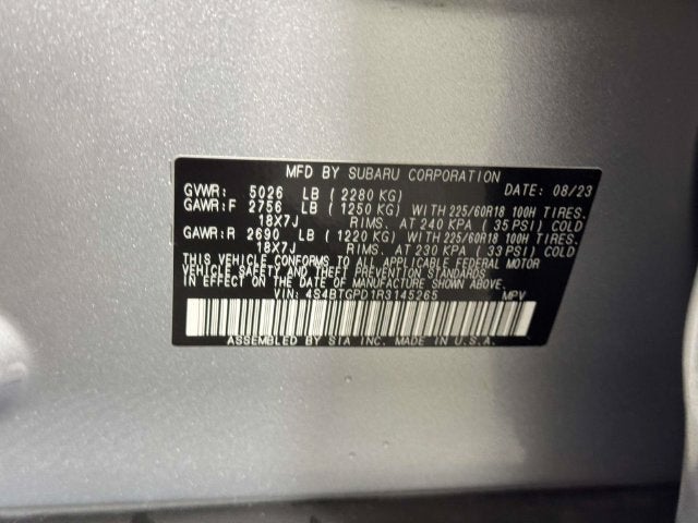 2024 Subaru Outback Touring XT