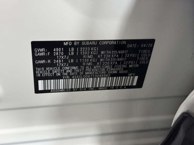 2026 Subaru Forester Premium