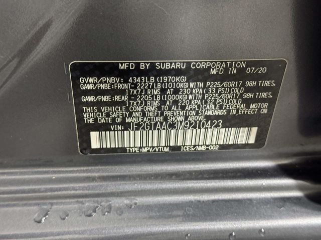 2021 Subaru Crosstrek Base