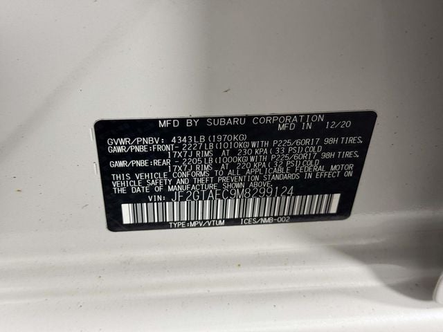 2021 Subaru Crosstrek Premium