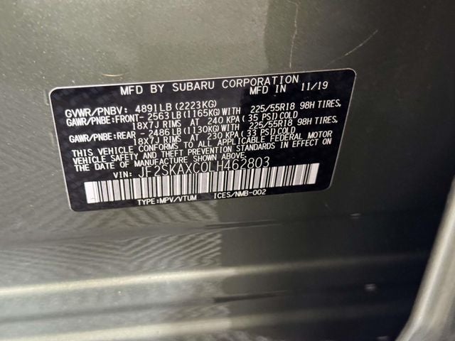 2020 Subaru Forester Touring