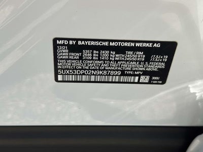 2022 BMW X3 xDrive30i