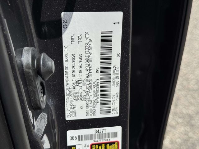 2026 Toyota Sequoia Platinum