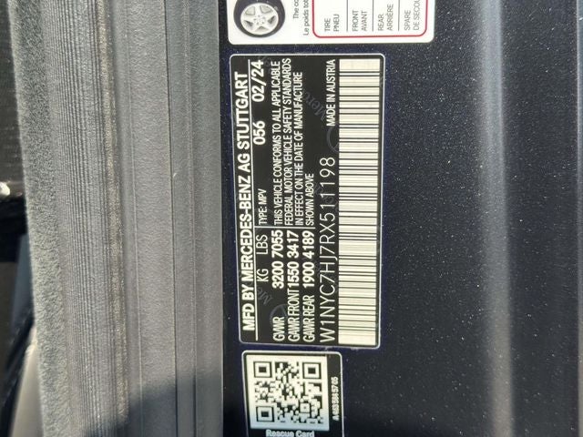 2024 Mercedes-Benz G-Class G 63 AMG® 4MATIC®