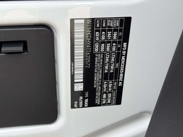 2026 Mercedes-Benz Sprinter 2500 Cargo 170 WB Extended
