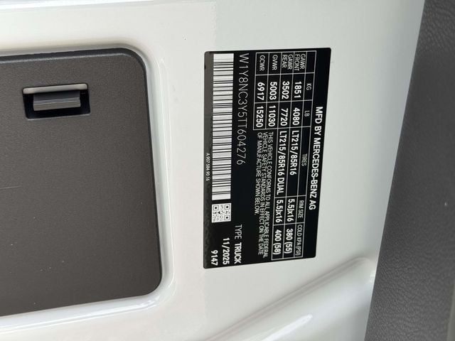 2026 Mercedes-Benz Sprinter 3500XD Cargo 170 WB