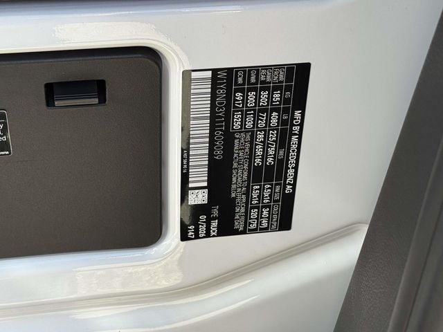 2026 Mercedes-Benz Sprinter 3500XD Cargo 170 WB