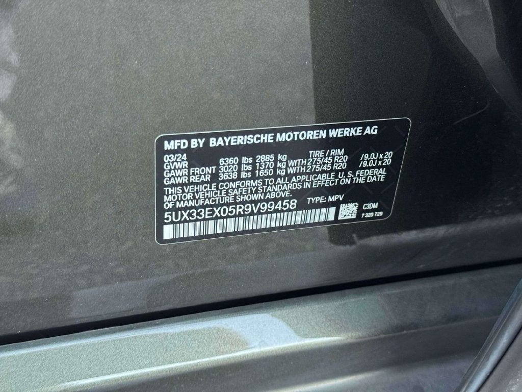 2024 BMW X6 xDrive40i
