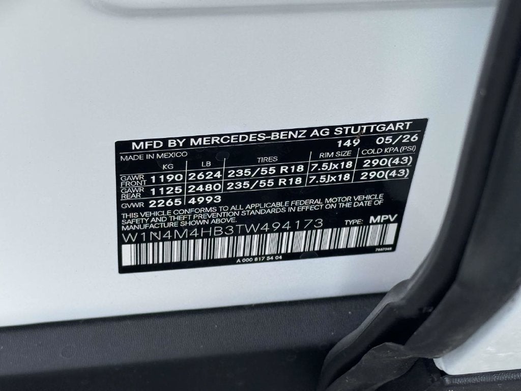 2026 Mercedes-Benz GLB GLB 250 4MATIC®