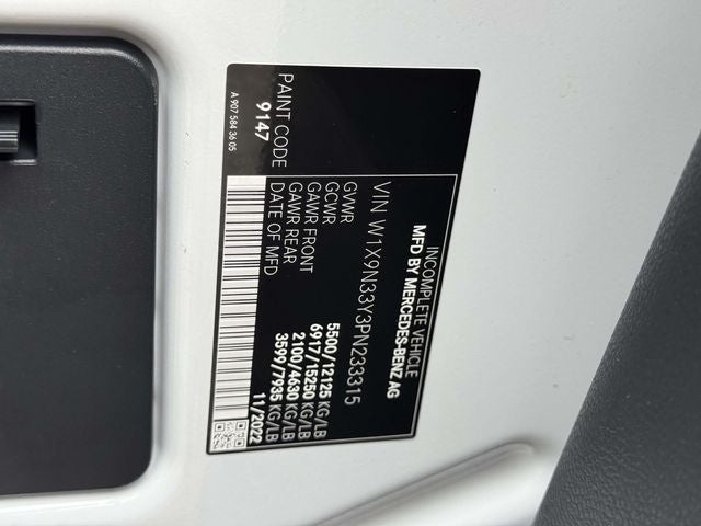 2023 Mercedes-Benz Sprinter 4500 Standard Roof