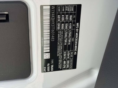2026 Mercedes-Benz Sprinter 2500 Base