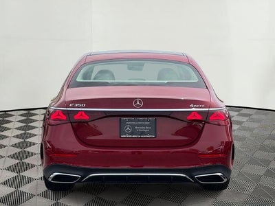2026 Mercedes-Benz E-Class E 350 4MATIC®