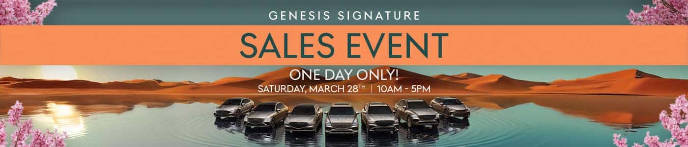 Genesis Signature Sales Event