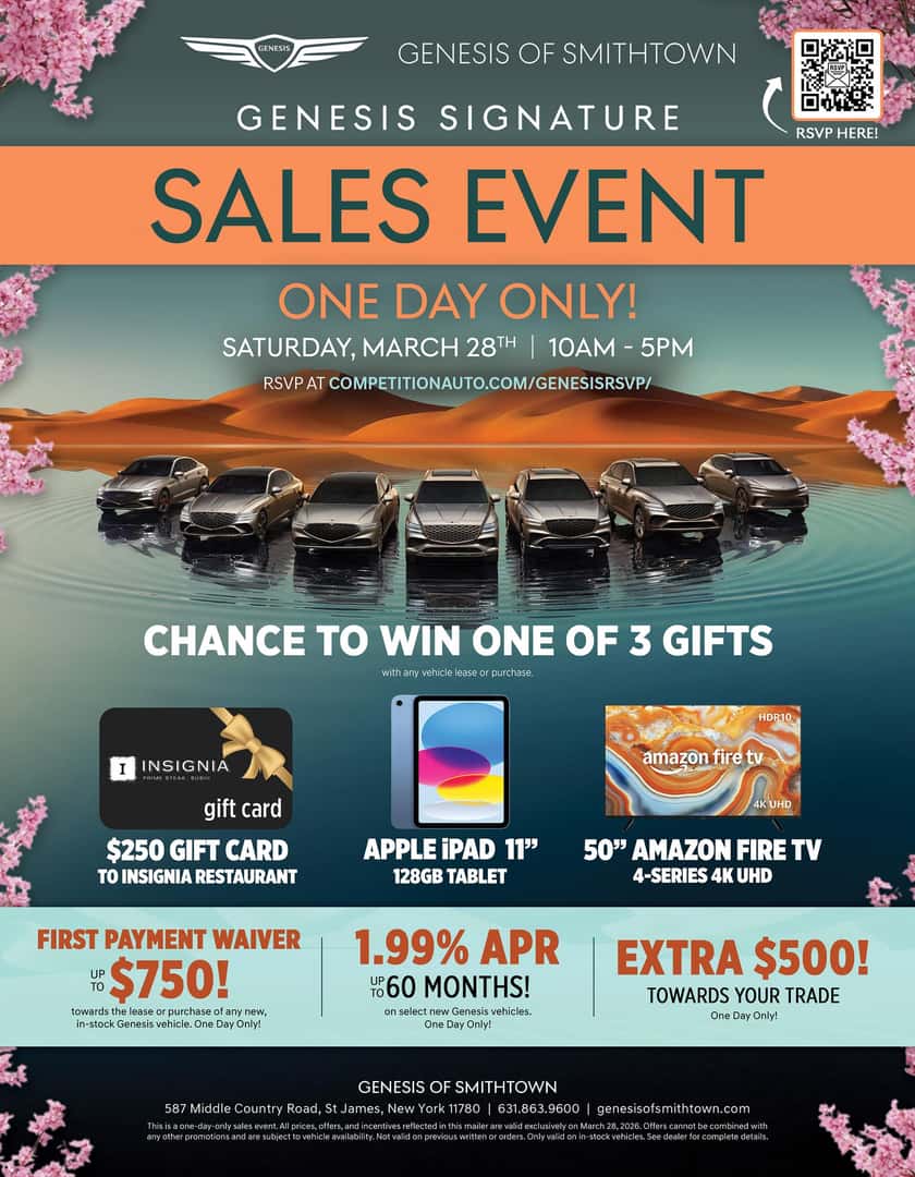 Genesis Signature Sales Event