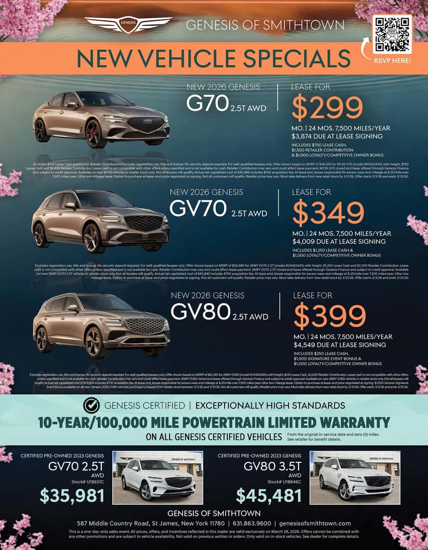 New Vehicle Specials